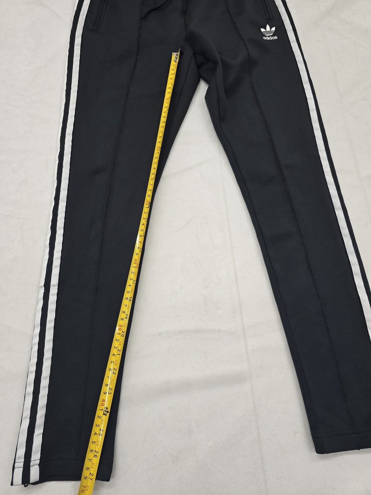 Adidas Primeblue Black Track Pants Men L Slim Tapered Recycled