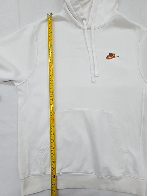 Nike Sportswear Club Fleece Pullover Hoodie Men's S White