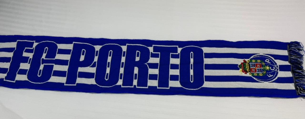 New FC Porto Soccer Fan Scarf Premiership Premium Acrylic Knit