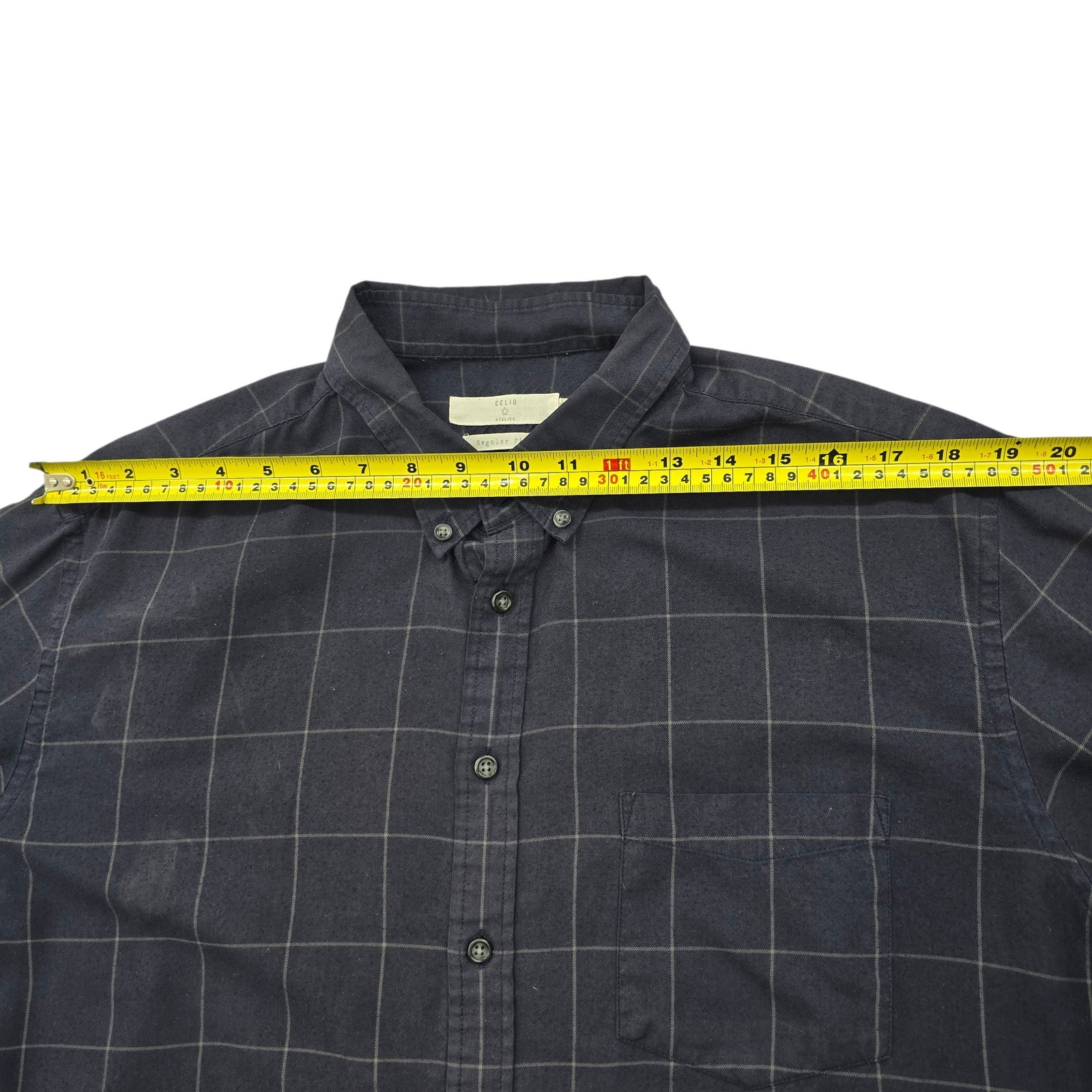 Celio Men Navy Shirt size 2XL product image 4