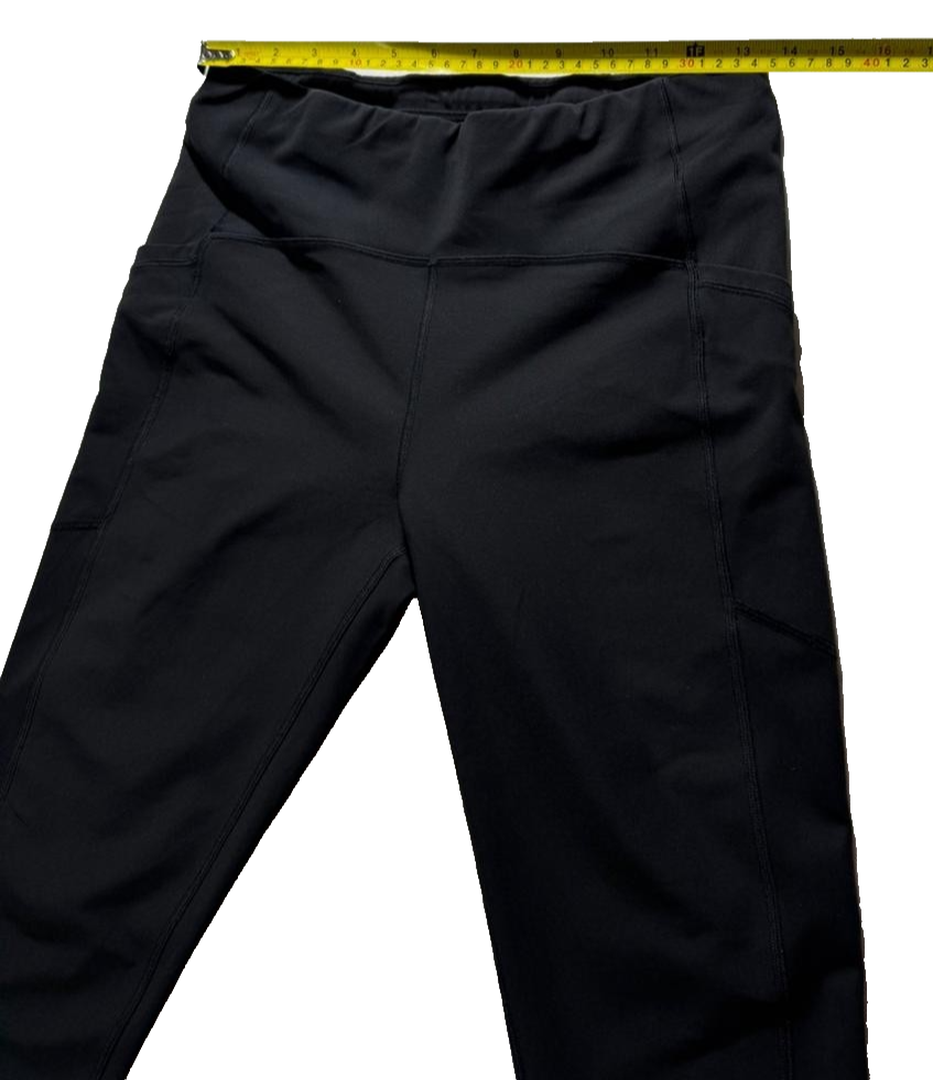 Lululemon Uncovered Strength High Rise Crop Leggings | SIZE 6 | Black