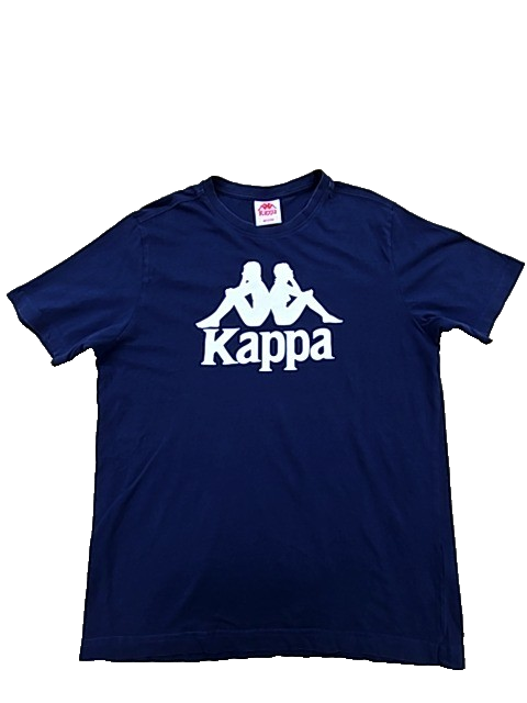Kappa Men's Medium Navy Short Sleeve Cotton T-Shirt