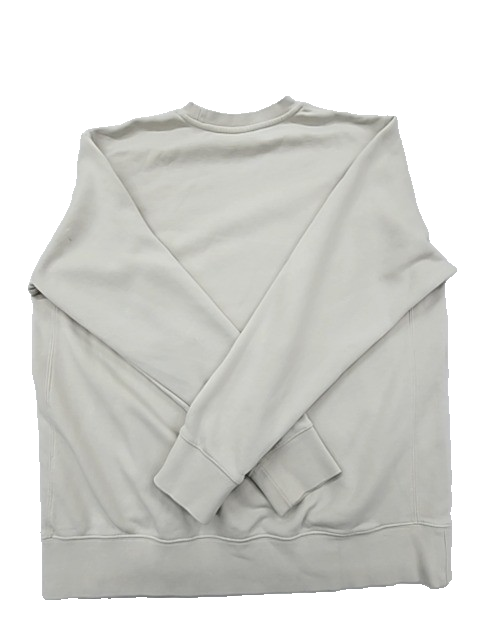 Nike Men's Grey L Crewneck Fleece Sweatshirt Swoosh