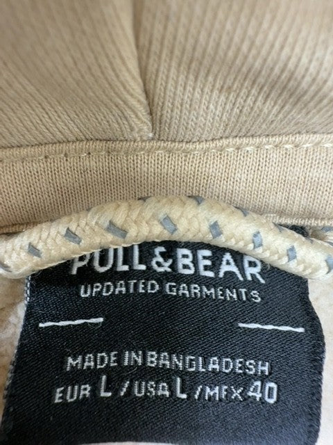 Pull&Bear Men Beige Hoodie product image 3