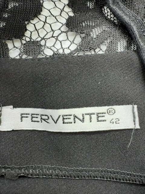 Fervente Women Black Dress size 42 product image 3