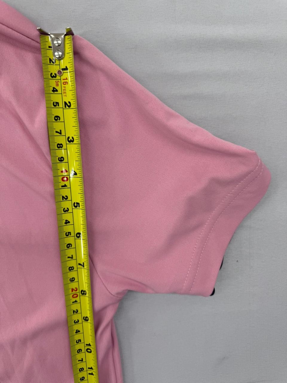 Puma Pink M Short Sleeve Crew Neck T-Shirt Polyester Classic Fit