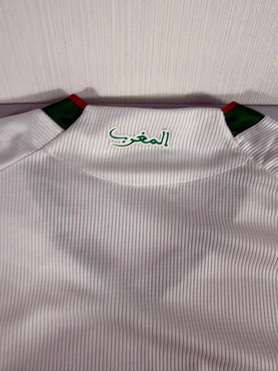 Puma Morocco National Team Football Jersey White Short Sleeve Men Large