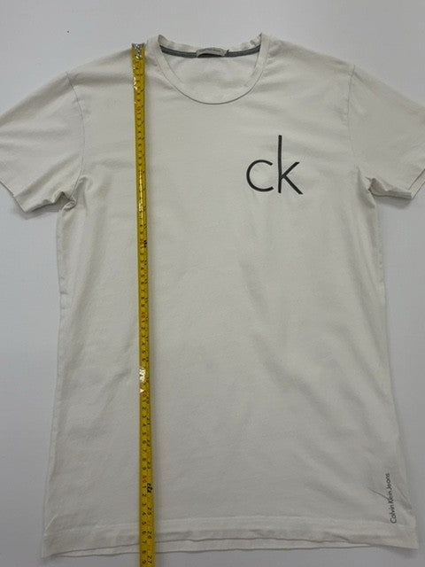 Calvin Klein Jeans Men White T-Shirt size S product image 5