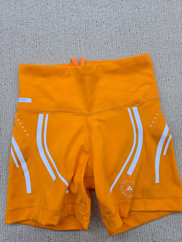 Adidas By Stella McCartney Women's XS Orange Athletic Running Shorts