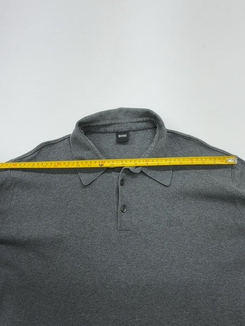 BOSS Men Gray Polo Shirt size XXXL product image 8