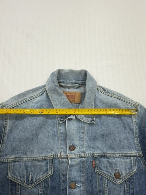 Levi's Men's Indigo Trucker Denim Jacket Size L Vintage