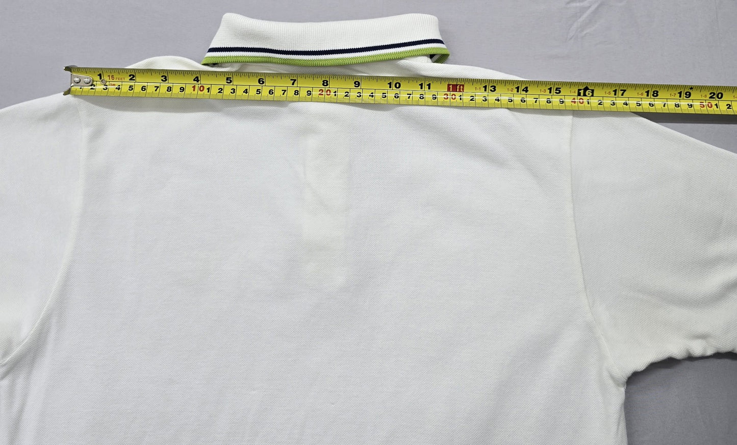 Fred Perry Kids White Polo Shirt 14Yrs Tipped Collar Laurel Wreath England
