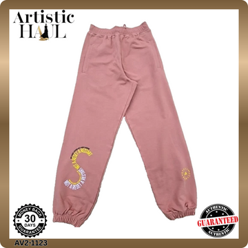 Adidas Stella McCartney Pink Cotton Sweatpants S Tapered NWT