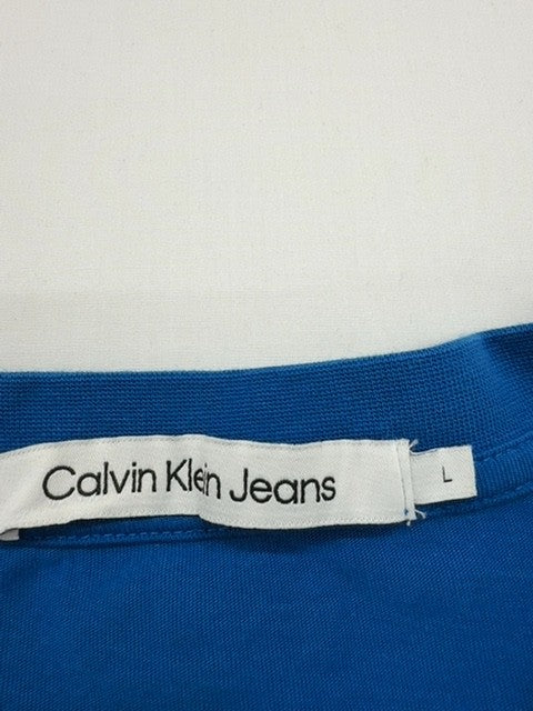Calvin Klein Jeans Men Blue T-Shirt size L product image 4