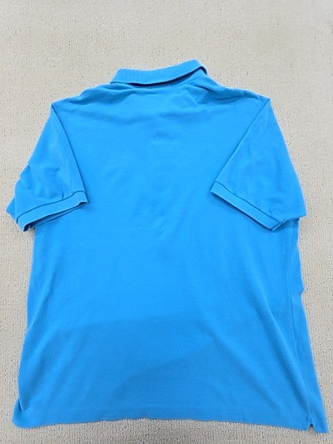 Lacoste Men's Blue Polo Shirt Short Sleeve Size 6 Button