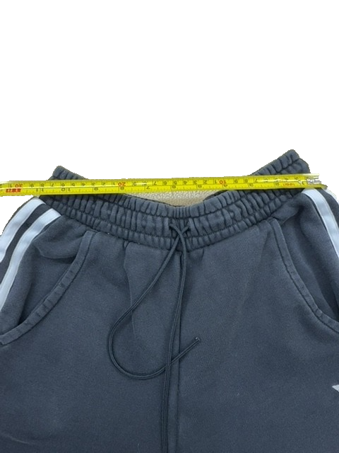 Adidas Originals Men's Navy 3-Stripes Fleece Sweatpants L Regular