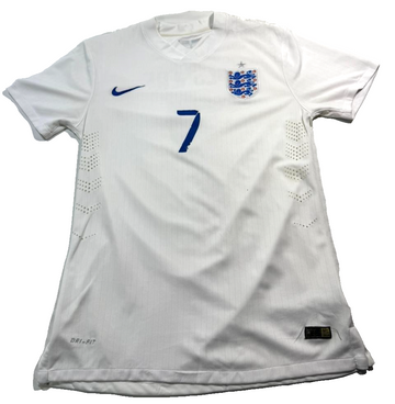 Nike England Home Football Shirt Jersey #7 Wilshere Men's World Cup - Size M
