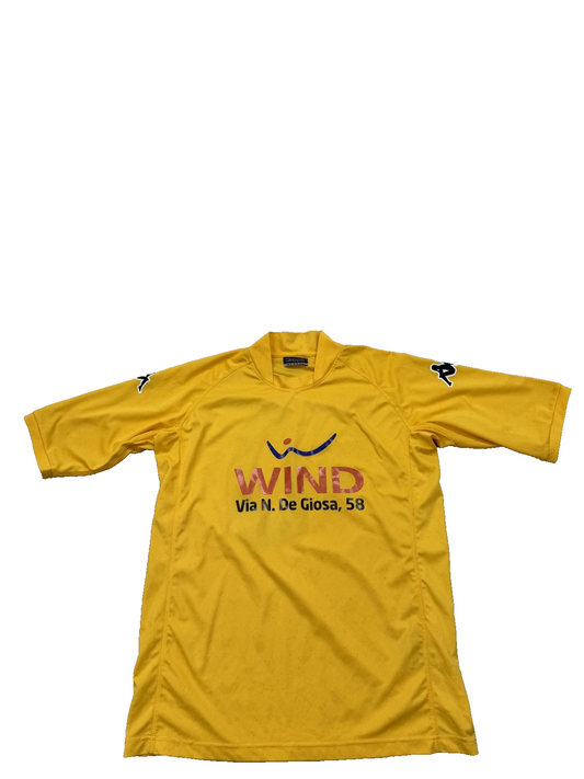 Retro Kappa Men's Yellow Jersey – Size XL, V- 2008 2008 V, Short Sleeve