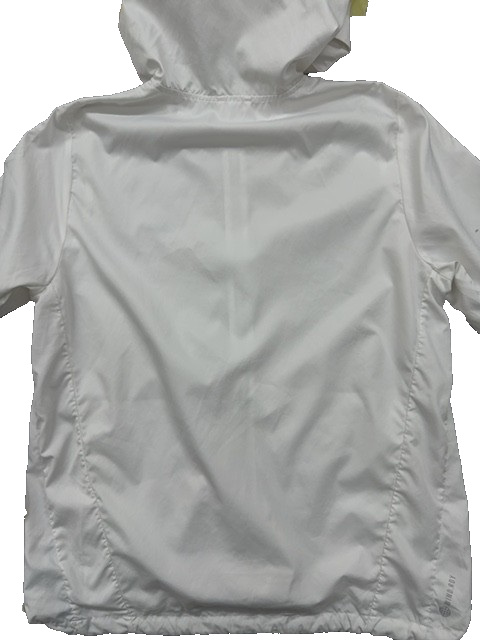 Adidas 3-Stripes White Hooded Zipper Jacket Unisex RN85776