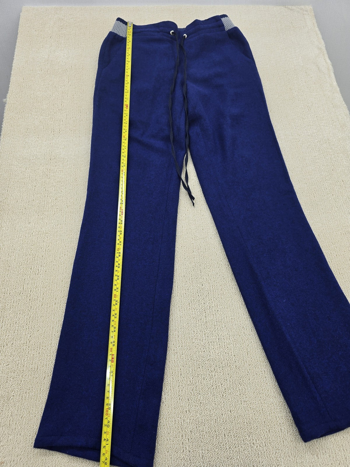 Harmont & Blaine Navy Pants Men's Size 42 Drawstring Italy WOAD11