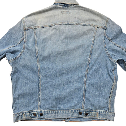 Vintage Levi's Men's Jacket – Size XXL, Light Wash – Ref 7F681