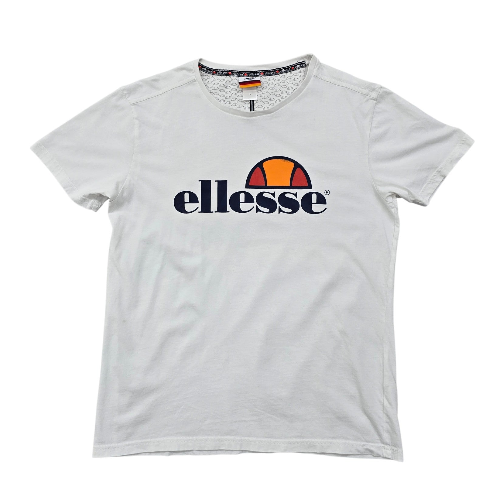 Ellesse Men White T-Shirt size L product image 1
