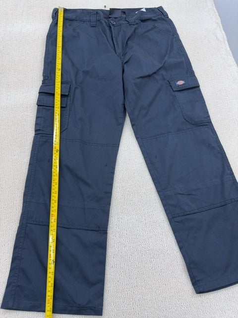 Dickies Men's Black Cargo Pants Straight Leg Cargo Pockets Regular