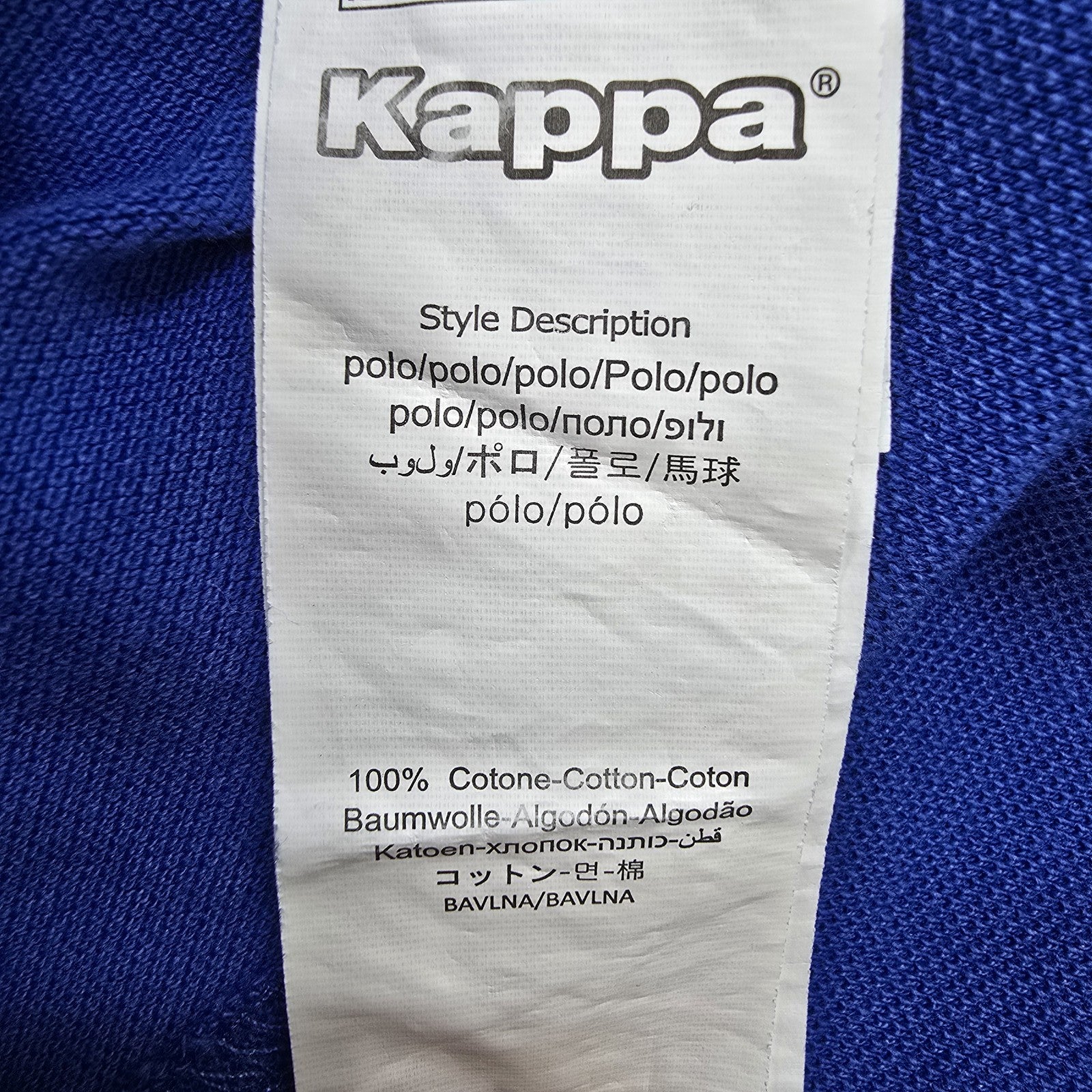 Kappa Men Blue Polo Shirt size XL product image 4