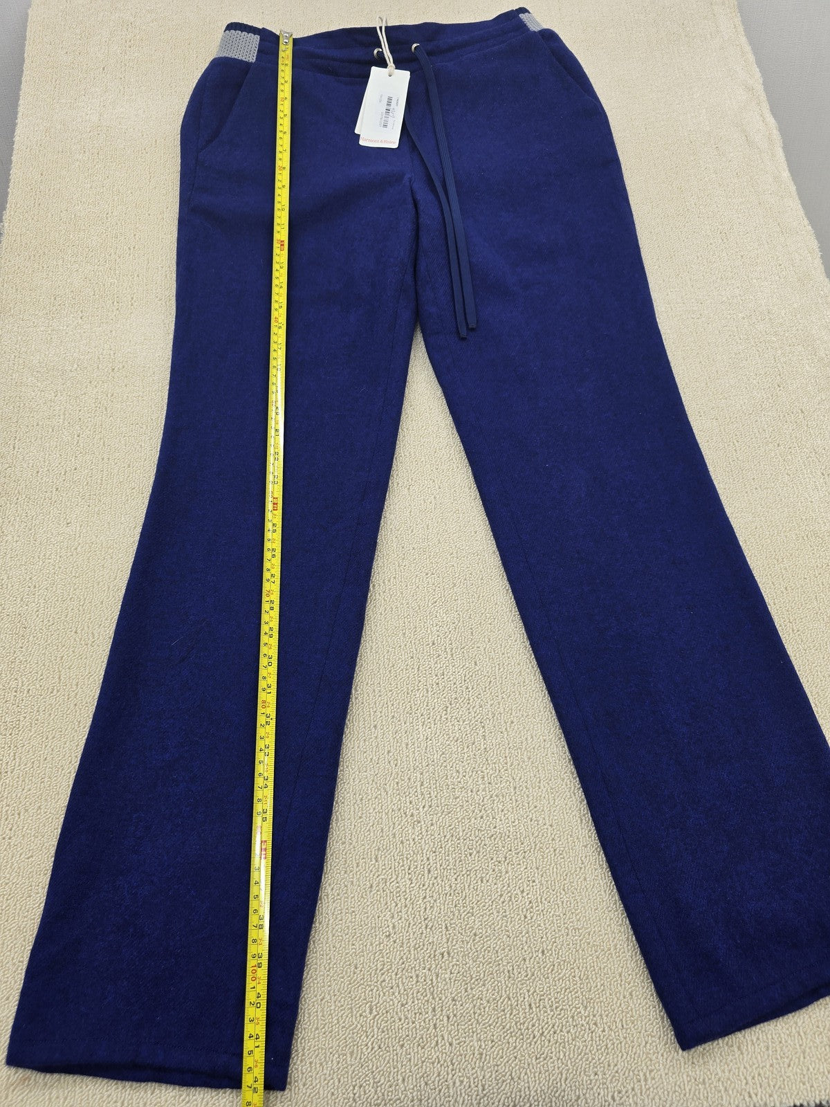Harmont & Blaine Navy Men's Pants Size 46 Italy Drawstring Casual