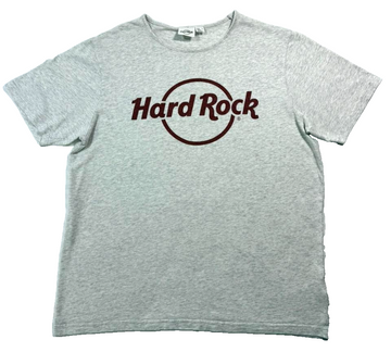 Hard Rock Cafe Unisex Gray Cotton T-Shirt - Size S