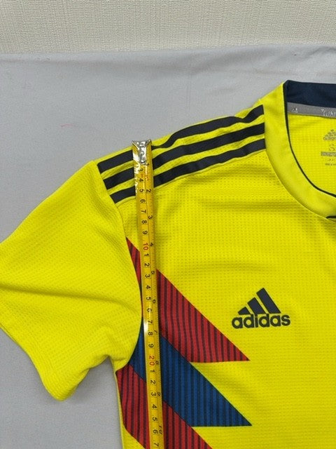 Adidas Colombia National Team Yellow Jersey S Climacool Short Sleeve