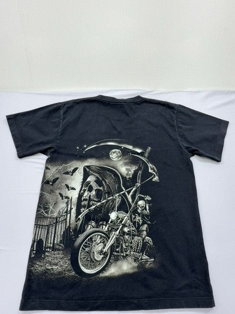 Rock Mongz Unisex Black T-Shirt – Size M, Crew Neck, Cotton
