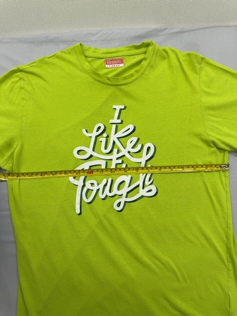 Kappa Men's Large Green Graphic Print Short Sleeve Crewneck T-Shirt