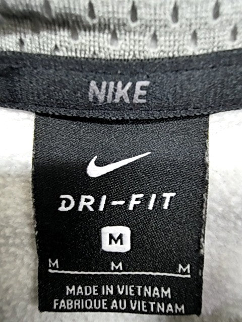 Nike Men's Grey Dri-FIT Pullover Hoodie Size M Performance Fleece