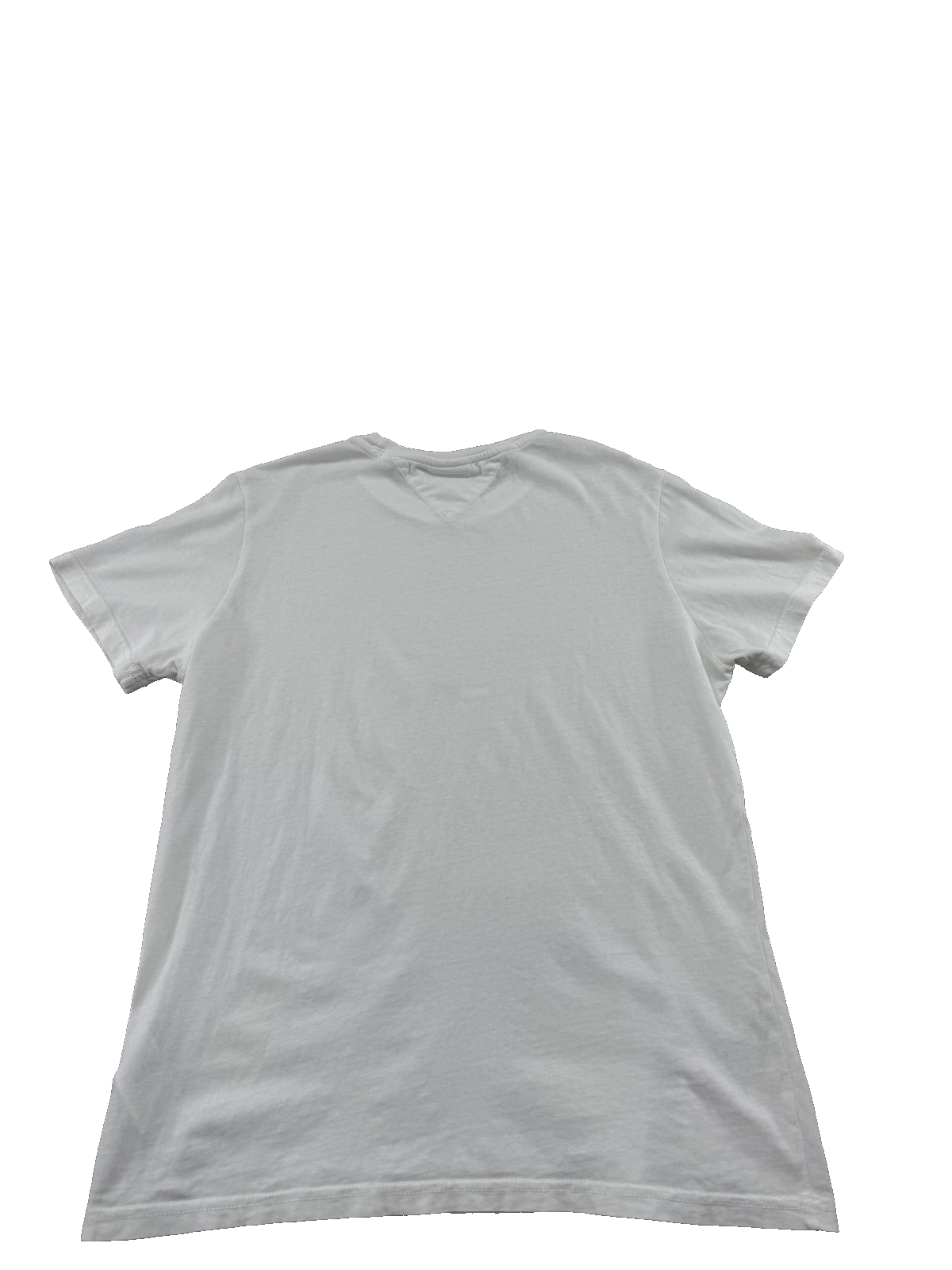 Tommy Jeans Women's White Graphic Logo T-Shirt M Regular Fit Cotton