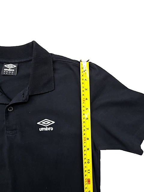 Umbro Men Black Polo Shirt size M product image 7