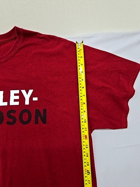 Harley-Davidson Men's Red Short Sleeve T-Shirt 2XL Crew Neck