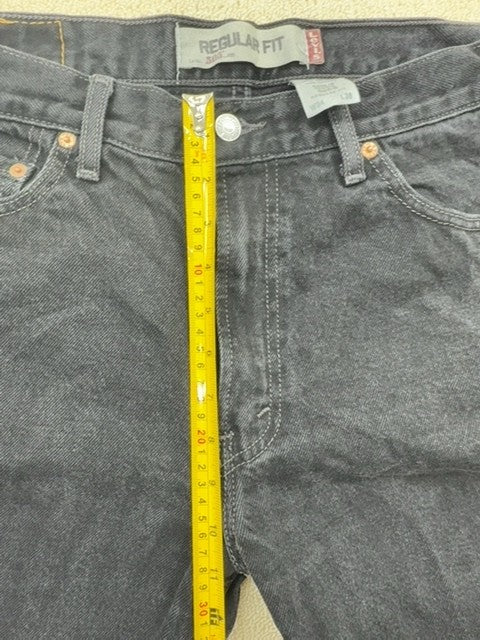 Levi's Men's Dark Indigo 505 Regular Fit Jeans 34x36