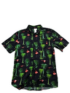 H&M Men's Black Shirt – Size M, Regular Fit, Short Sleeve