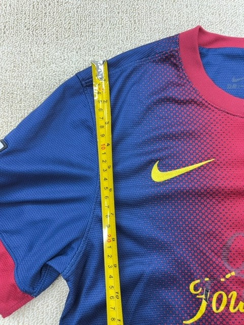 Nike Unisex Blue Dri-FIT Short Sleeve Jersey Crewneck S