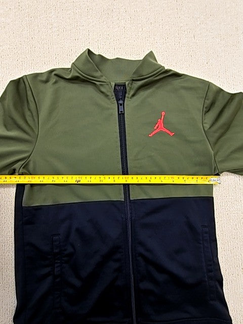 Jordan Boys XL Green/Navy Track Jacket Full Zip Jumpman Logo