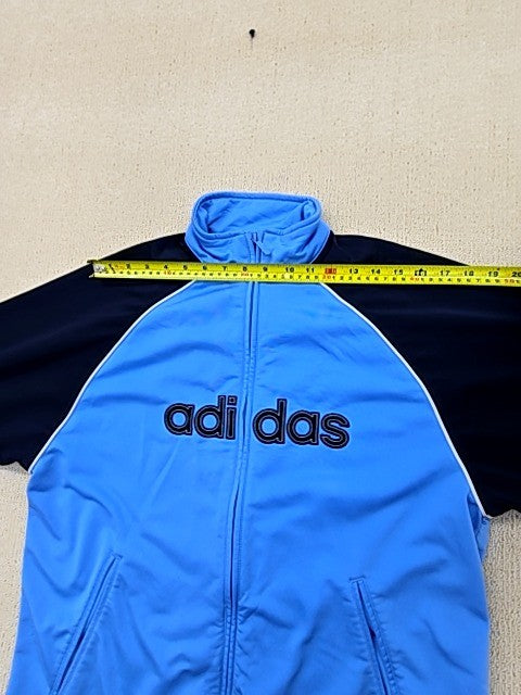 Adidas Men's Team Navy Track Jacket Size M Full Zip