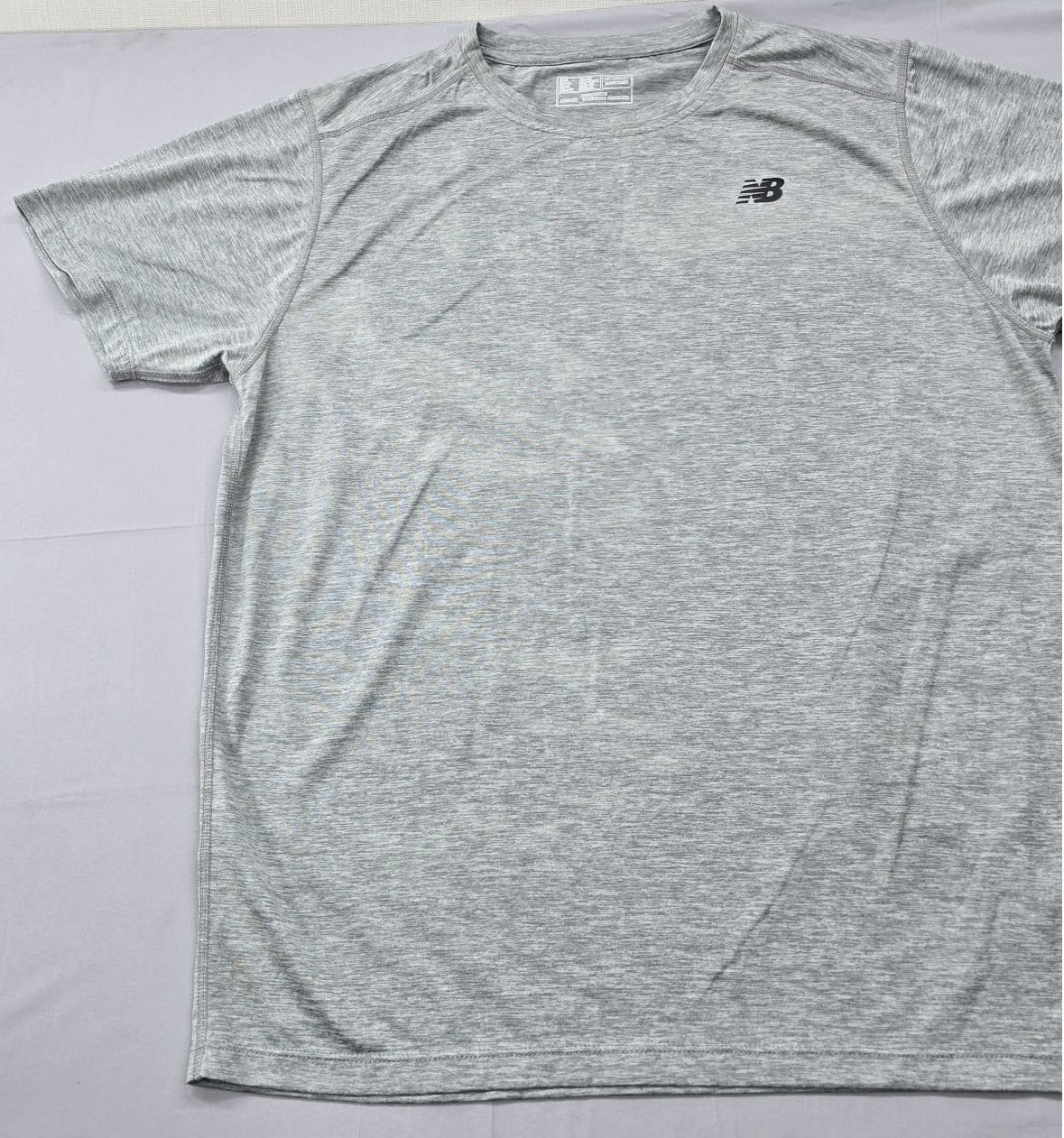 New Balance Men's Gray NB DRY T-Shirt XL Short Sleeve