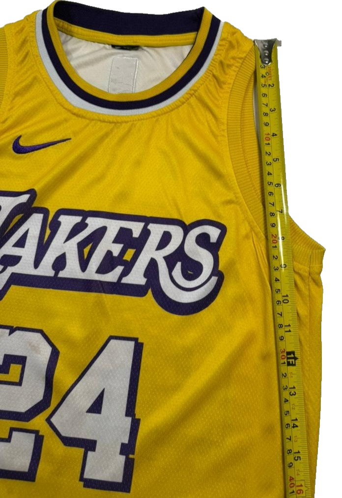 Nike La Lakers Kobe Bryant Yellow Statement Jersey Men's Size M