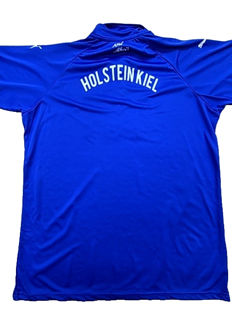 Puma Men's Blue Polo Jersey 4XL Short Sleeve Holstein Kiel Sports