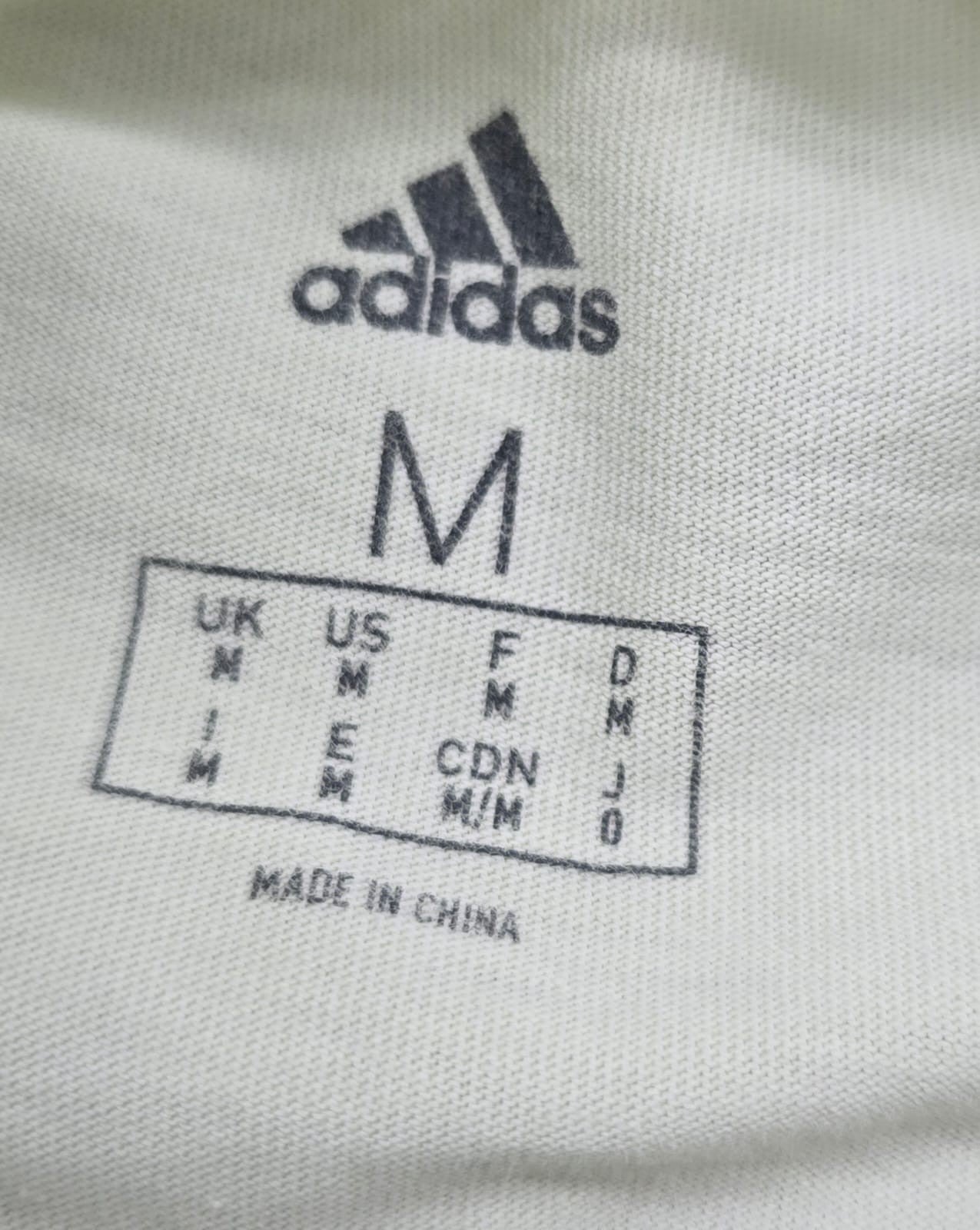 Adidas Men's Grey Basketball Graphic T-Shirt Size M Short Sleeve