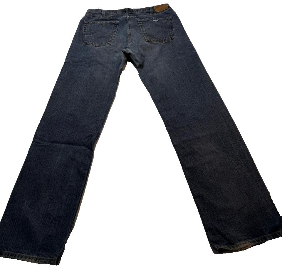 Mens Button Armani Logo Danim Jeans Size 44