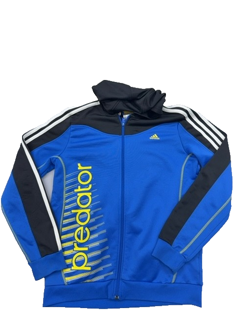 Adidas Predator Blue XL Zipper Hoodie Unisex Regular