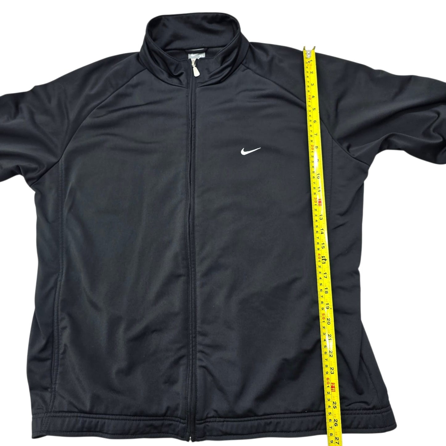 Nike Men's Black Track Jacket Full Zip XL Nylon Sportswear