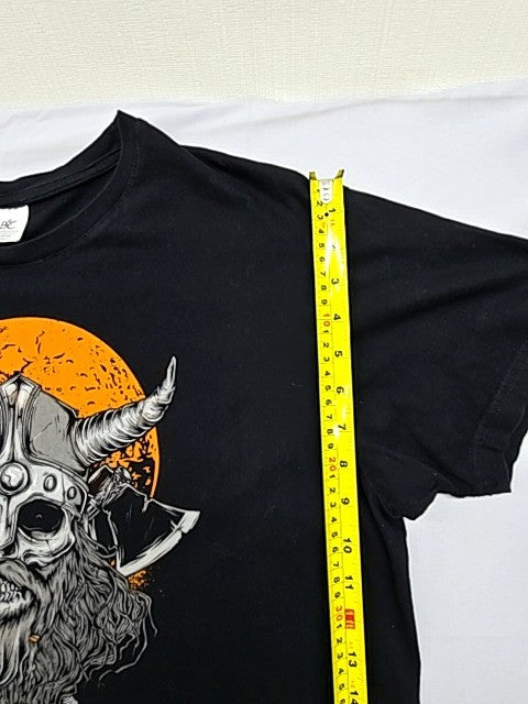 B&C Collection Men's Black Viking T-Shirt XL E150 Regular Fit